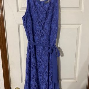Purple lace dress